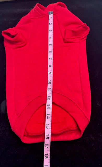 Whoville University Dog Hoodie Medium