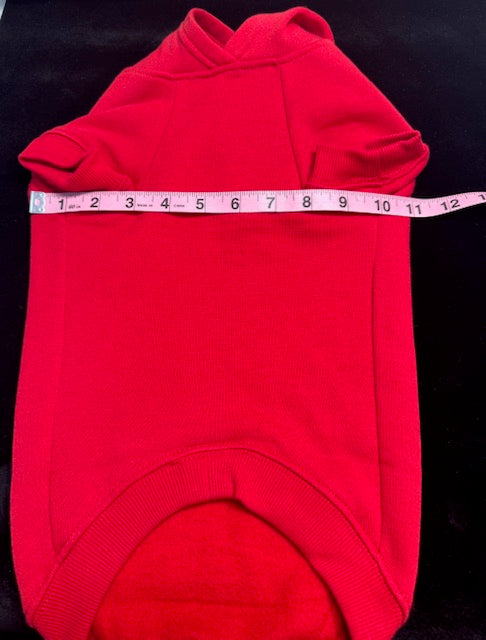 Whoville University Dog Hoodie Medium