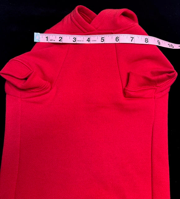 Whoville University Dog Hoodie Medium