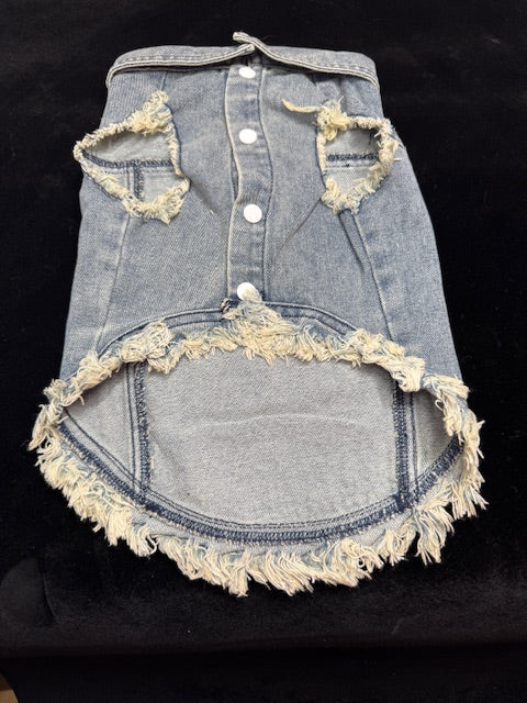 Gremlin Denim Dog Vest XL