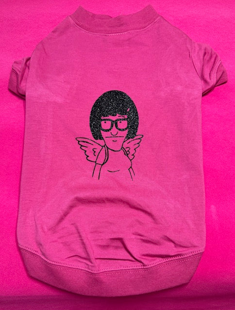 Tina Angel Dog T-shirt Medium