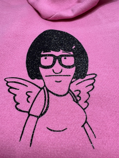 Angel Tina Dog Hoodie Pink Medium