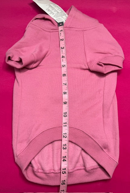 Angel Tina Dog Hoodie Pink Medium