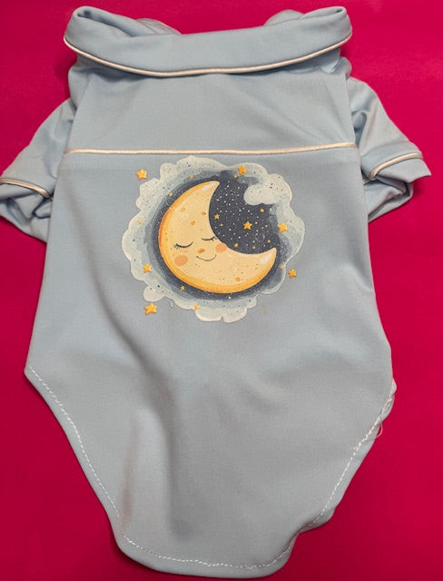 Sleepy Moon Dog Shirt  XL