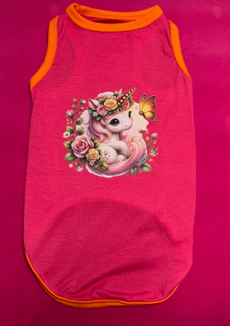 Unicorn Dog Shirt Large