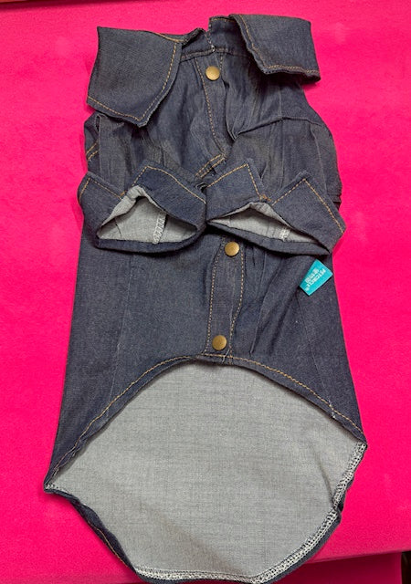 Denim Dog Shirt XL