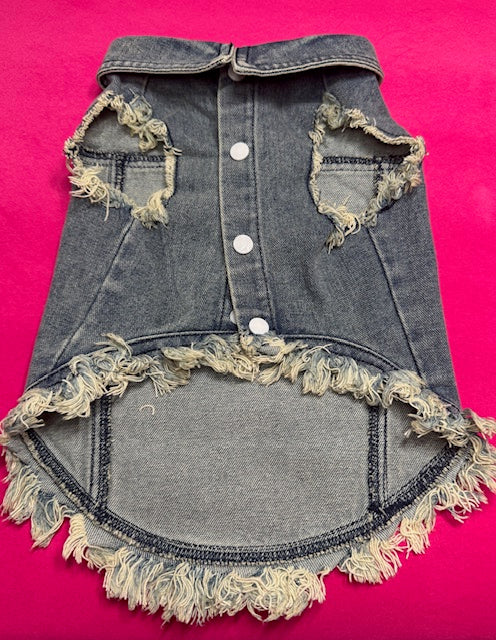 Candy Cane Dog Vest XL