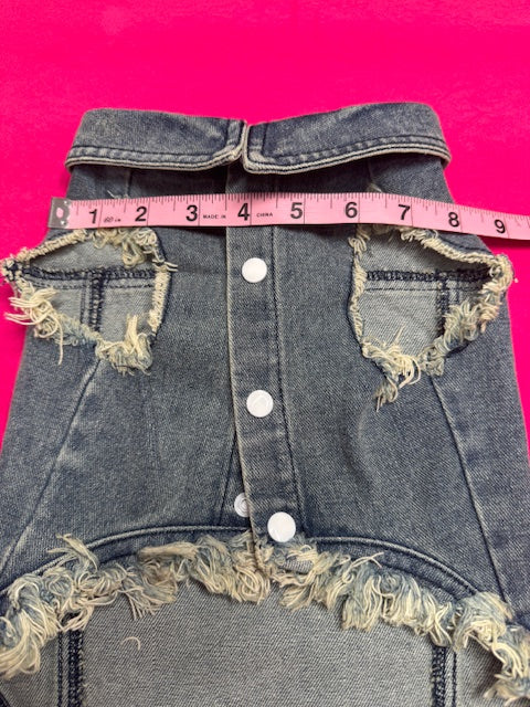 Candy Cane Dog Vest XL