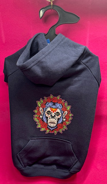 Gorilla Dog Hoodie Medium