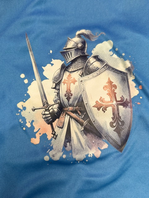 Knightly Blue Dog Shirt XXL