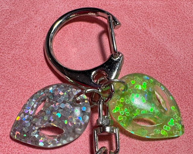 Alien Cat Purse Charm/Zipper Pull