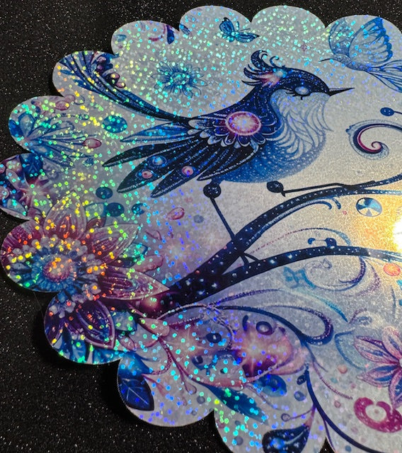 Blue Bird Laptop Sticker