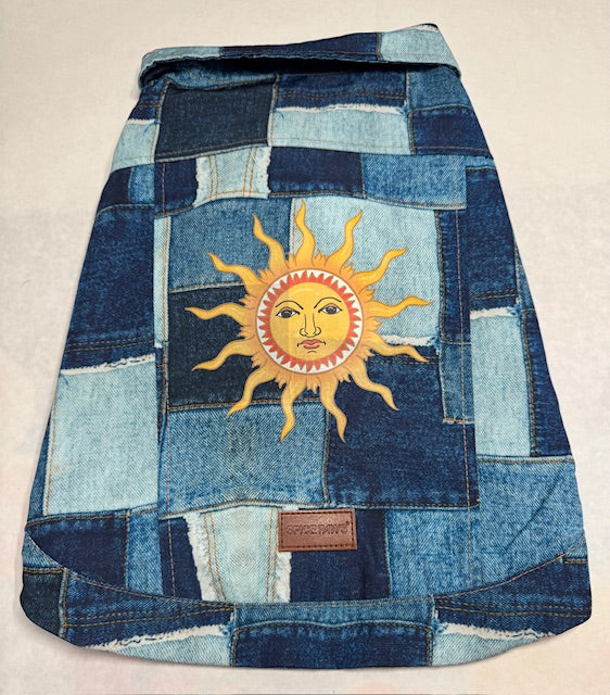 Patchwork Dog Jacket Large