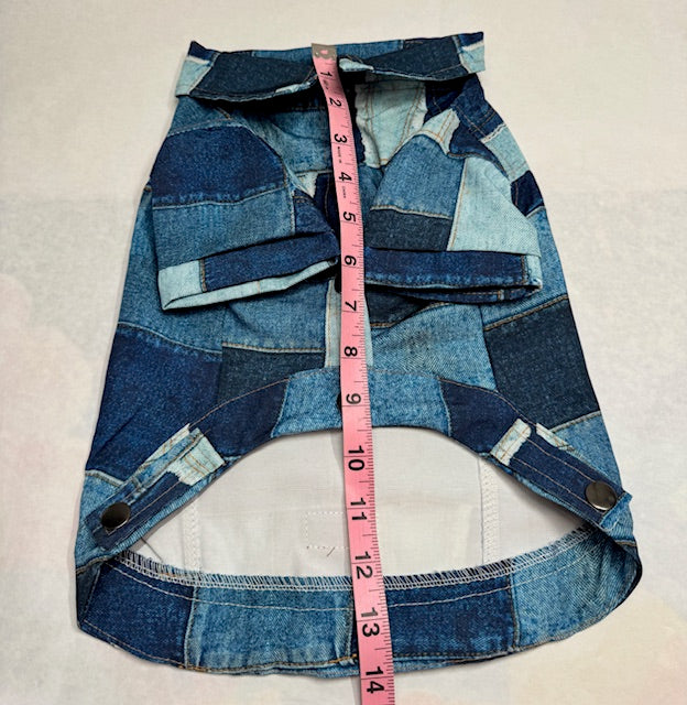 Patchwork Dog Jacket Large