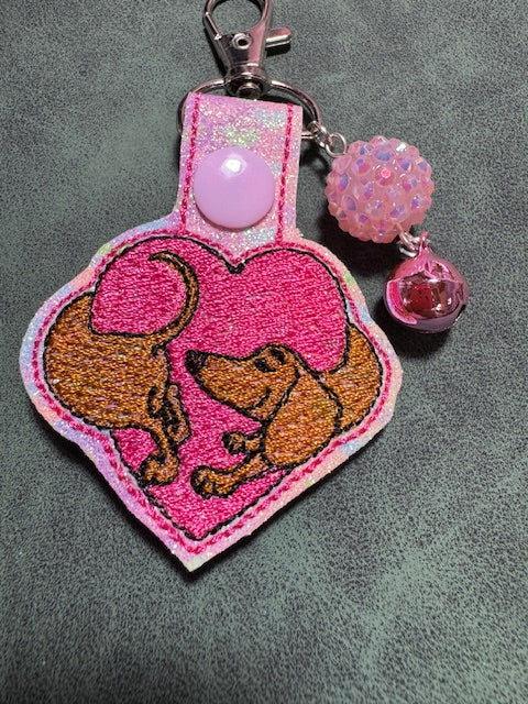 Dachshund Dog Key Fob