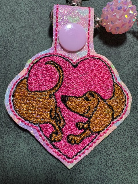 Dachshund Dog Key Fob