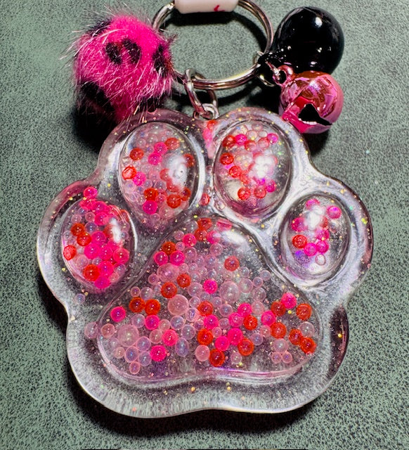 Paw Print Keychain