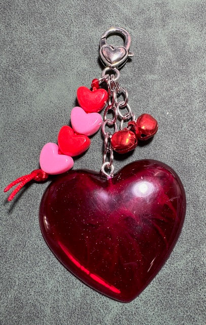 Red Heart Keychain