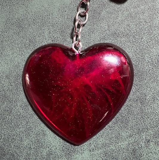 Red Heart Keychain