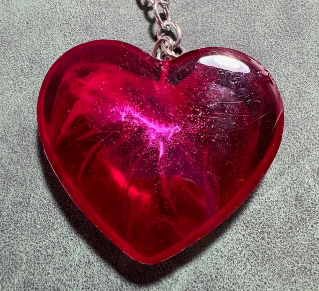 Red Heart Keychain