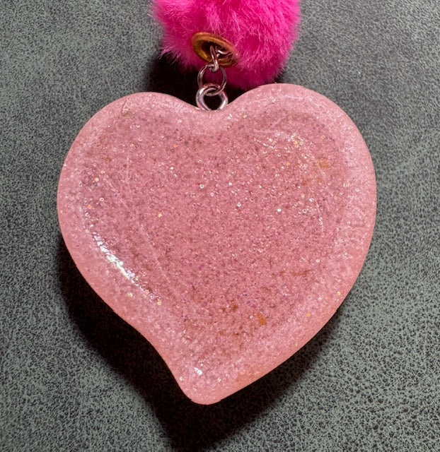 Starry Heart Purse Charm