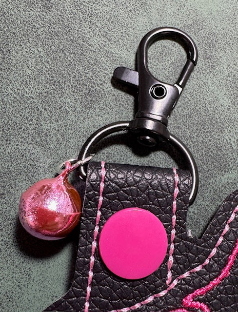 Pink T-Rex Keychain/Purse Charm