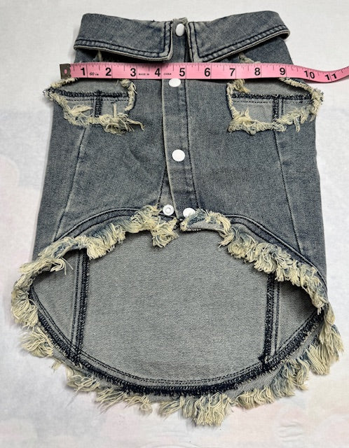 Groot in the Stars Denim Dog Jacket XXL