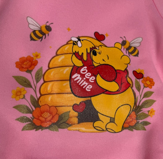Pooh Honey Pot Pink Dog Hoodie XL
