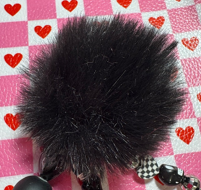 Gothic Valentine Zipper Pull