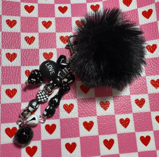 Gothic Valentine Zipper Pull