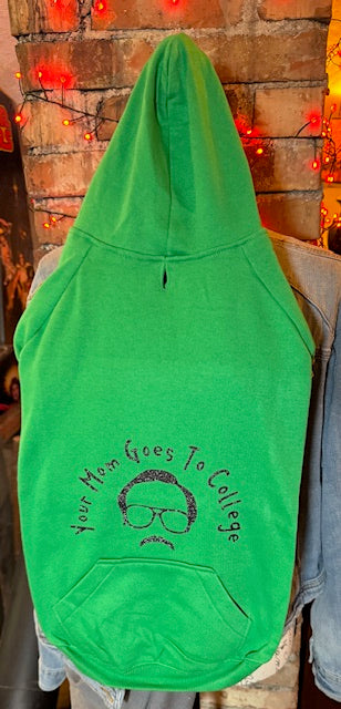 Kip Green Dog Hoodie Large