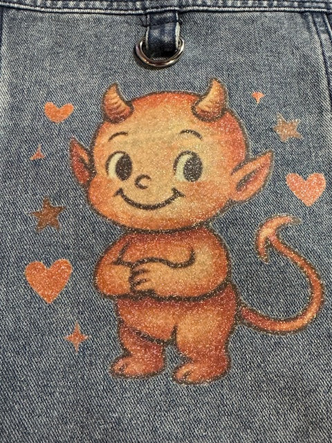 Little Devil Denim Dog Vest XXL
