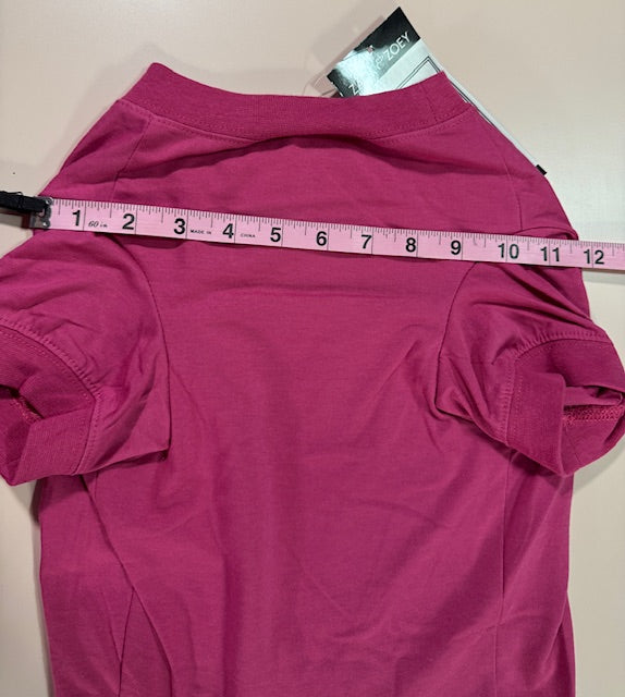 Butterfly Dog T-Shirt Pink L
