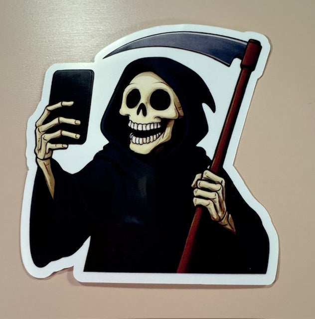 Funny Reaper Stickers Set