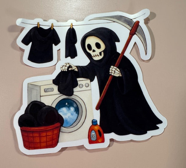 Funny Reaper Stickers Set
