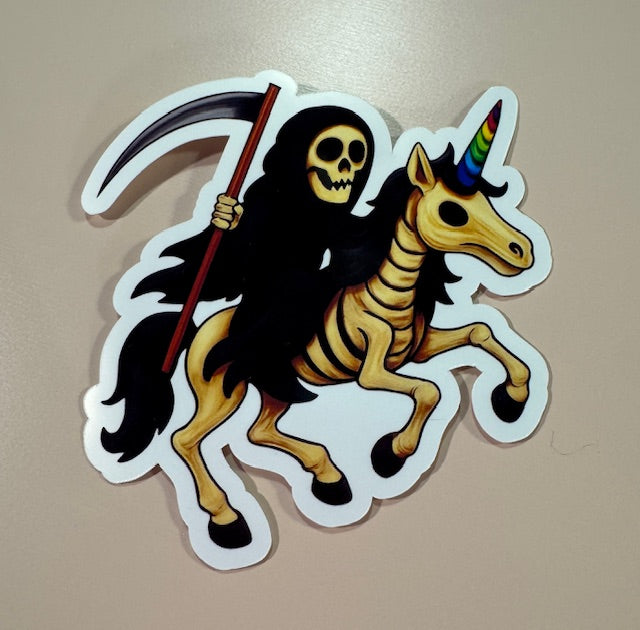 Funny Reaper Stickers Set