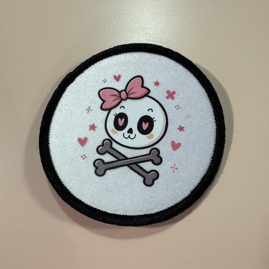 Skull and Cross Bones Iron-on Patch