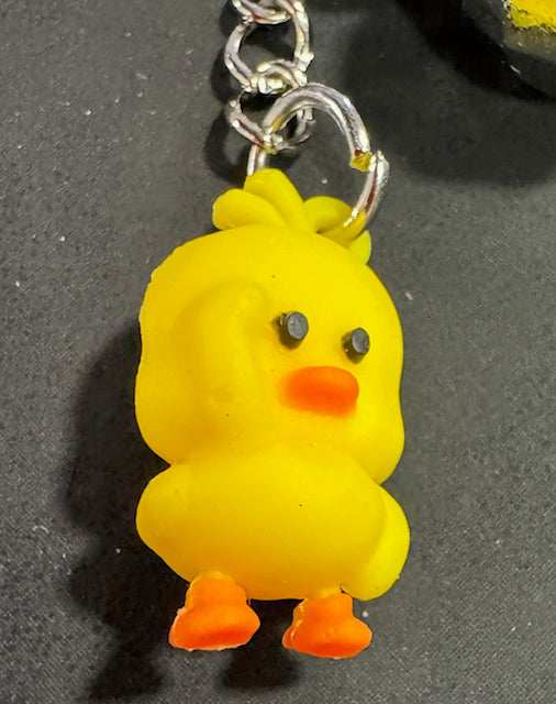Disco Duck Zipper Pull