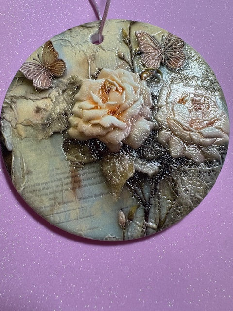 Roses Cottage Garden Lamp Charm