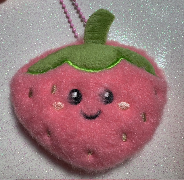 Strawberry Motel Key Chain