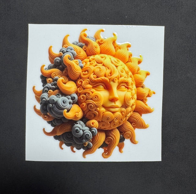 Sunny Face Sticker