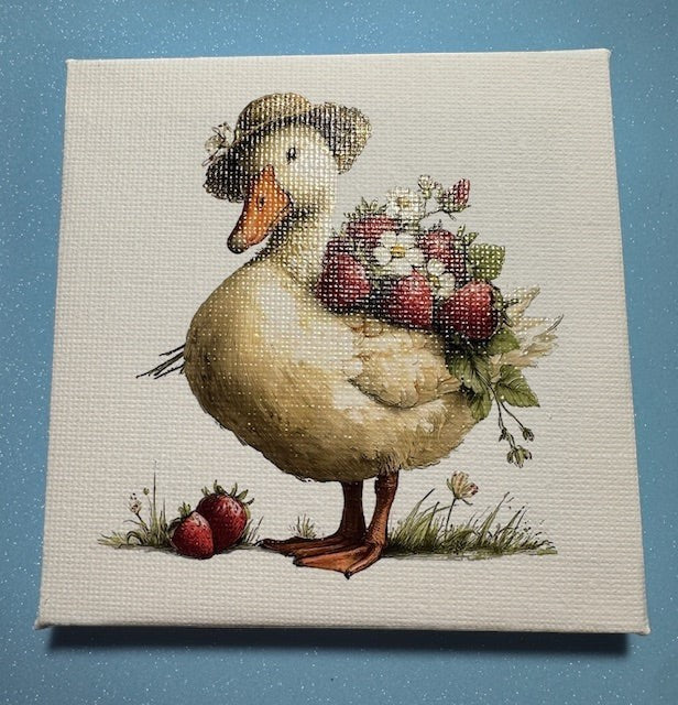 Goose and the Strawberry Mini Pictures