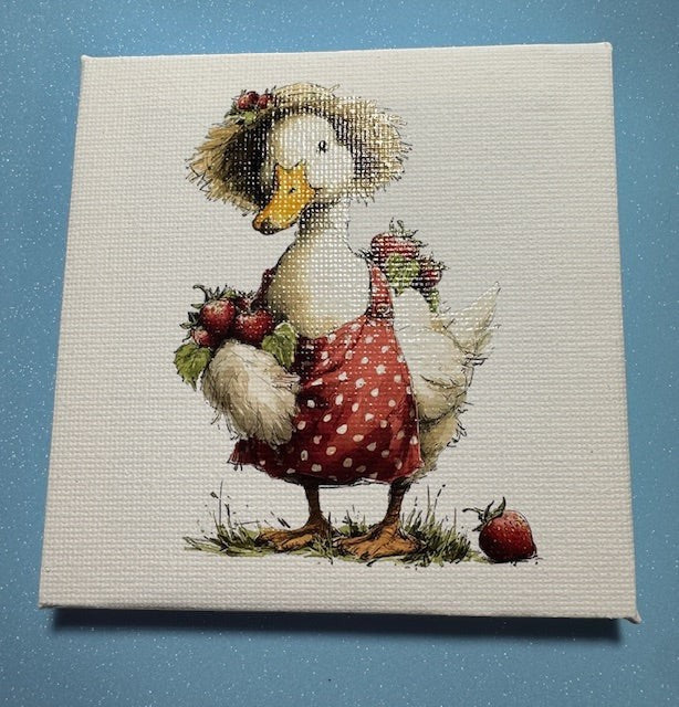 Goose and the Strawberry Mini Pictures