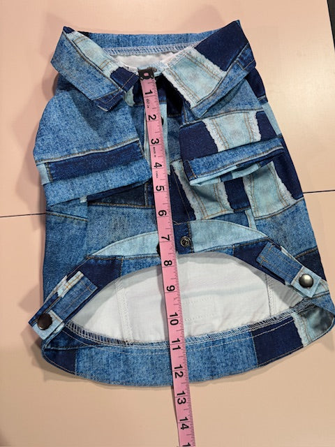Flower BoHo Dog Jacket Large