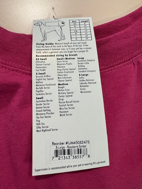 Love Sparkles Dog Shirt XL