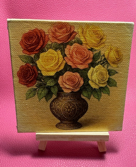 Paris in Pink Mini Art Piece