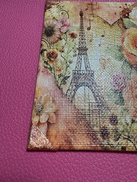 Paris in Pink Mini Art Piece
