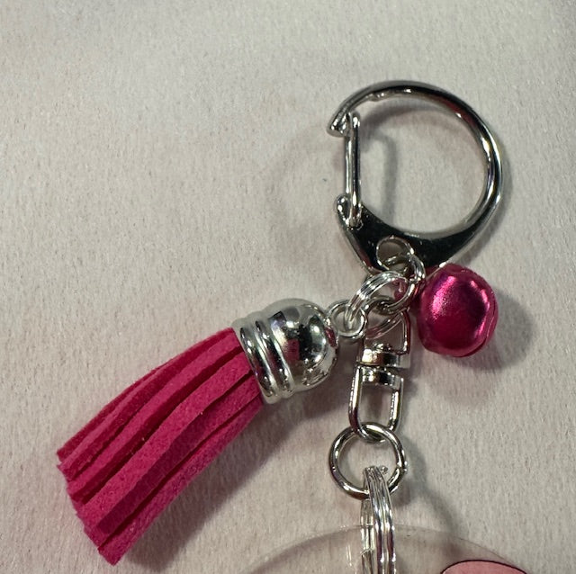 Bathing Beauty Skeleton Keychain