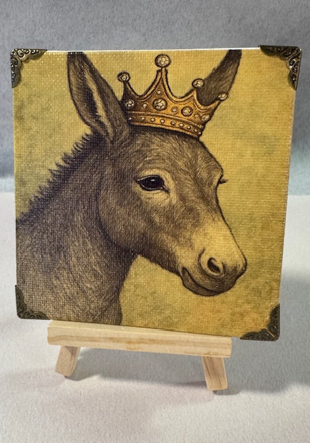Donkey Prince Mini Art Piece