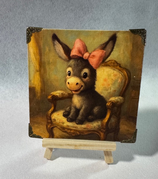 Donkey Mini Art Piece
